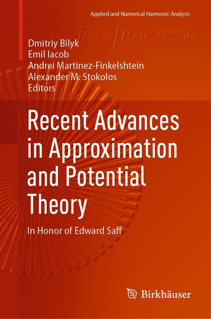 Produktbild: Recent Advances in Approximation and Potential Theory