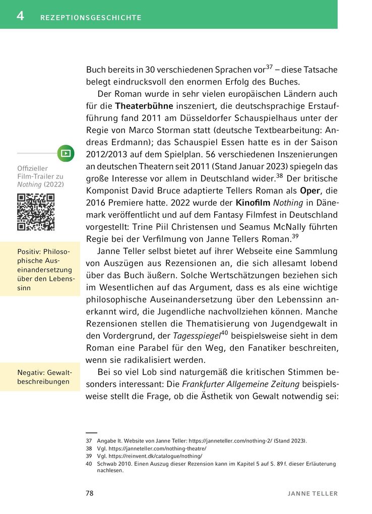 Weitere Ansicht: Nichts von Janne Teller