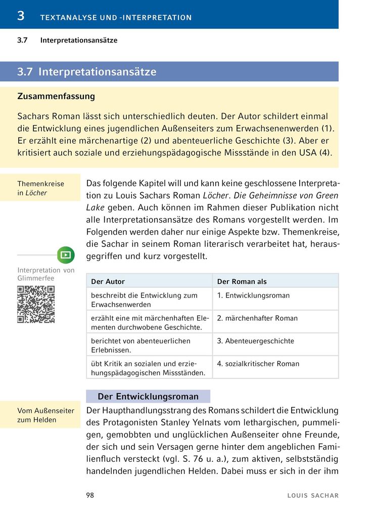 Weitere Ansicht: Löcher von Louis Sachar