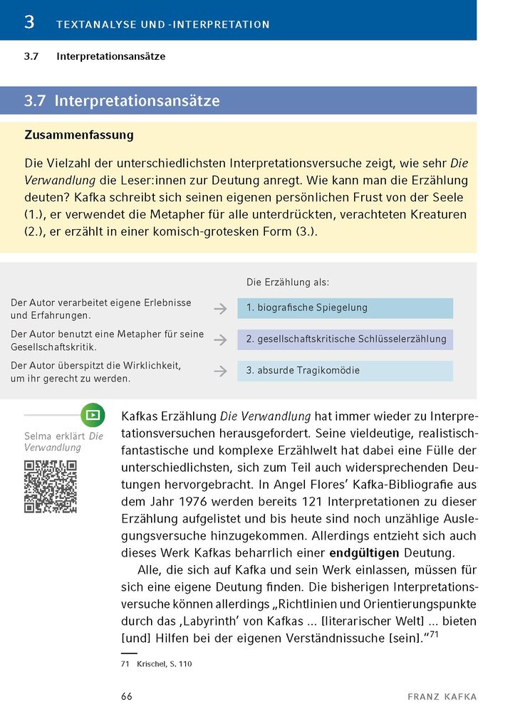 Weitere Ansicht: Die Verwandlung von Franz Kafka