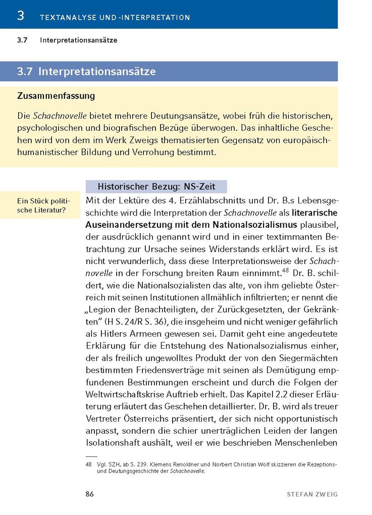 Weitere Ansicht: Schachnovelle von Stefan Zweig