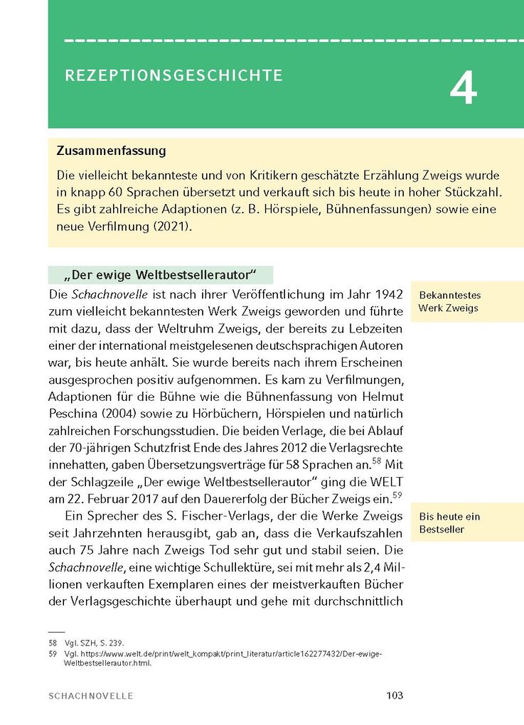 Weitere Ansicht: Schachnovelle von Stefan Zweig