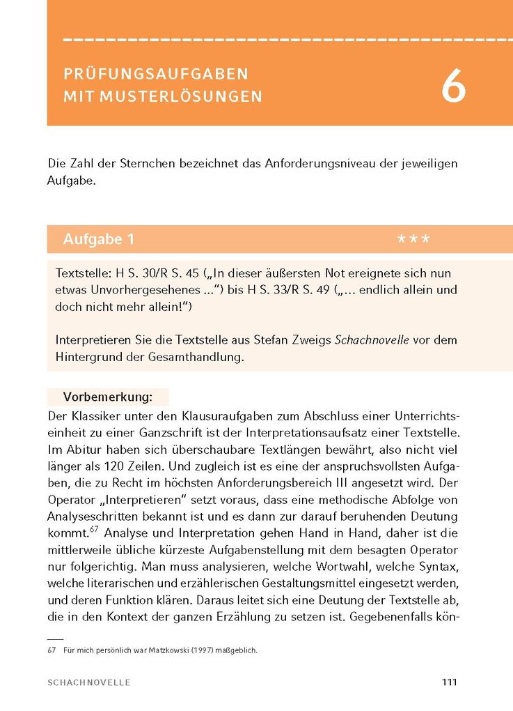 Weitere Ansicht: Schachnovelle von Stefan Zweig