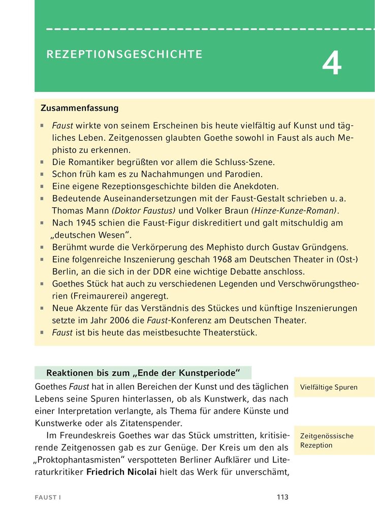 Weitere Ansicht: Faust I von Johann Wolfgang von Goethe