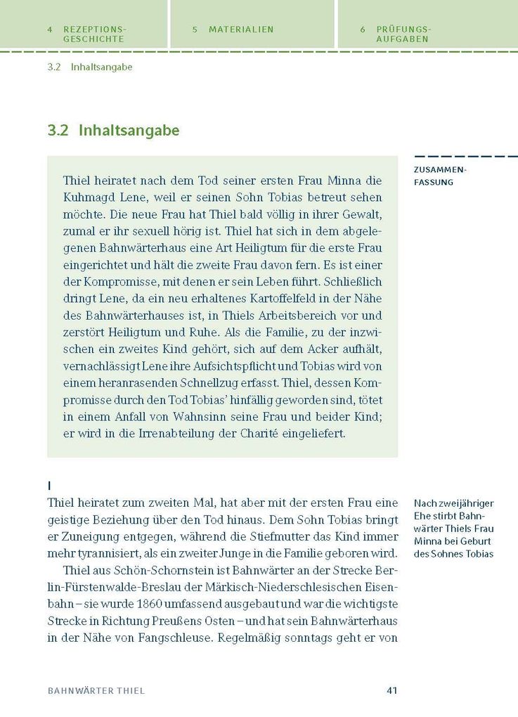 Weitere Ansicht: Bahnwärter Thiel von Gerhart Hauptmann