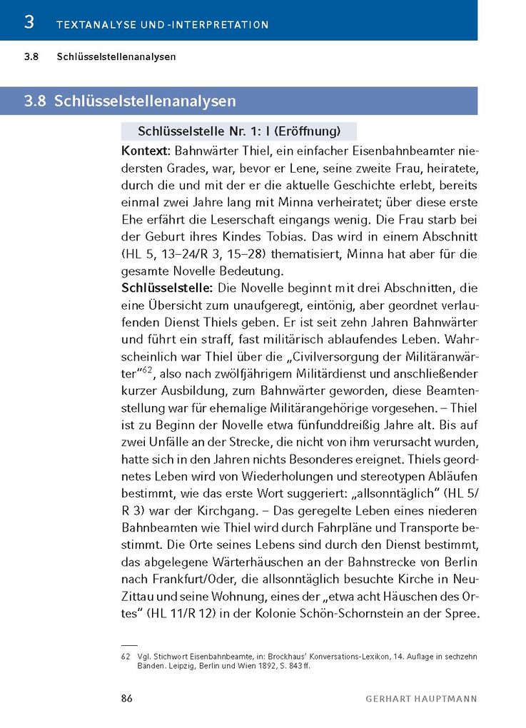 Weitere Ansicht: Bahnwärter Thiel von Gerhart Hauptmann