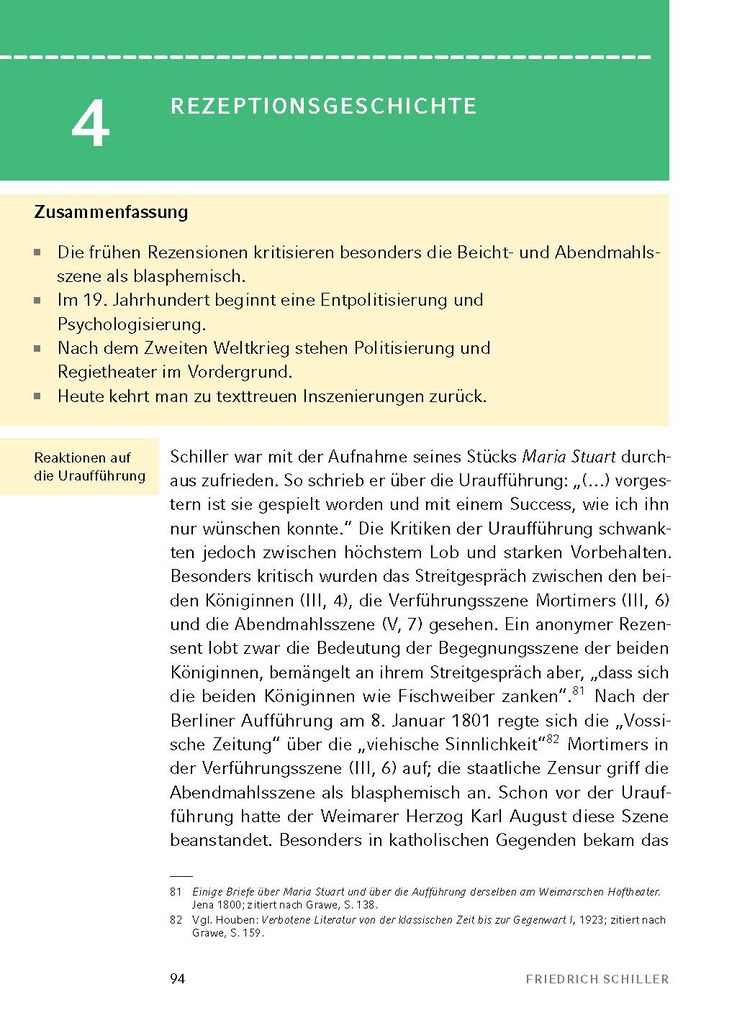 Weitere Ansicht: Maria Stuart von Friedrich Schiller