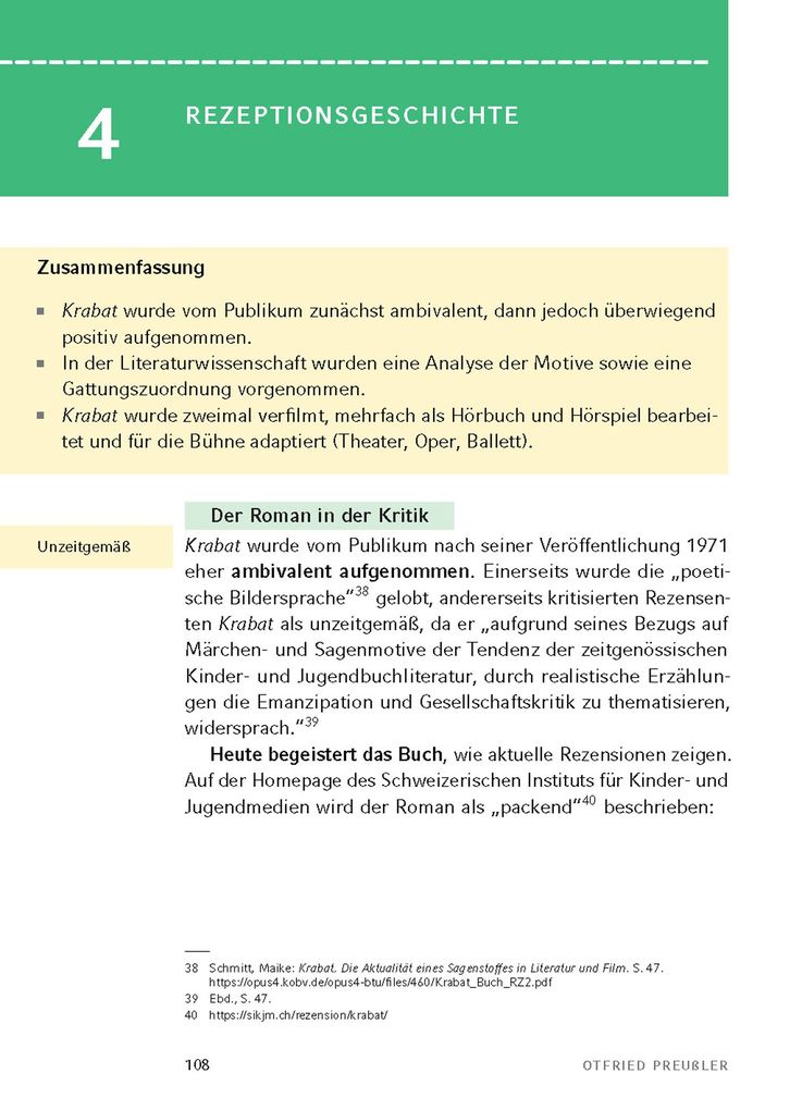 Weitere Ansicht: Krabat von Otfried Preußler
