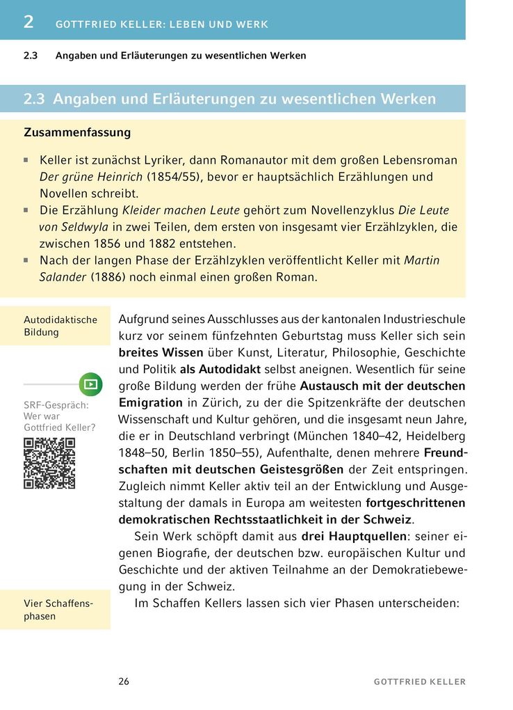 Weitere Ansicht: Kleider machen Leute von Gottfried Keller