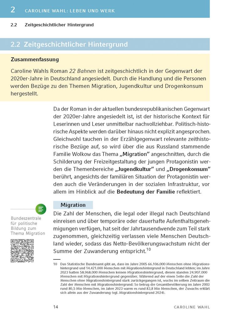 Weitere Ansicht: 22 Bahnen von Caroline Wahl | Caroline Wahl