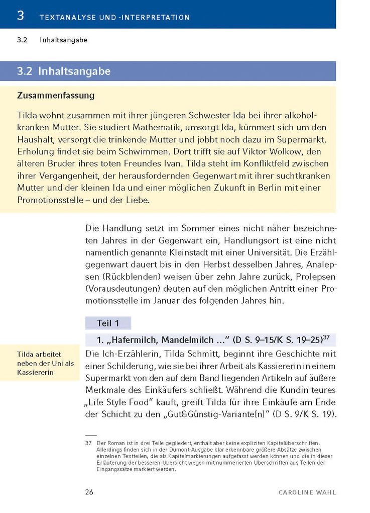 Weitere Ansicht: 22 Bahnen von Caroline Wahl | Caroline Wahl