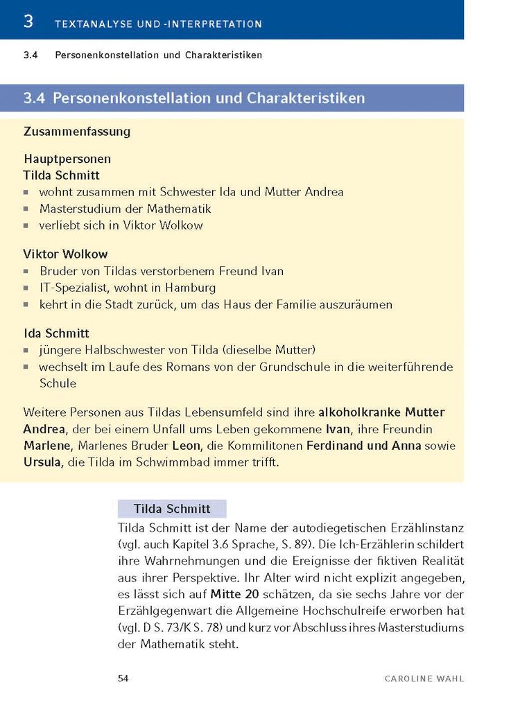 Weitere Ansicht: 22 Bahnen von Caroline Wahl | Caroline Wahl