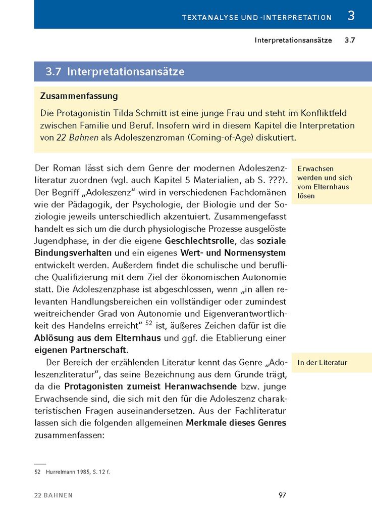 Weitere Ansicht: 22 Bahnen von Caroline Wahl | Caroline Wahl