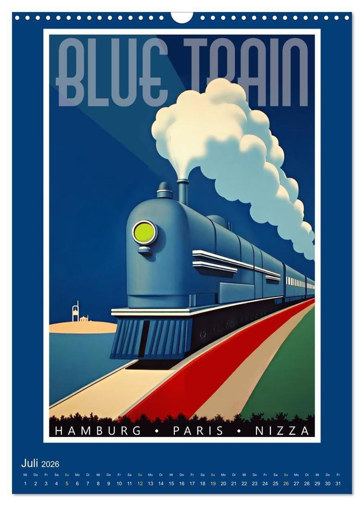 Weitere Ansicht: Art-Déco Vintage-Poster (Wandkalender 2026 DIN A3 hoch), CALVENDO Monatskalender | Calvendo, Werner Braun