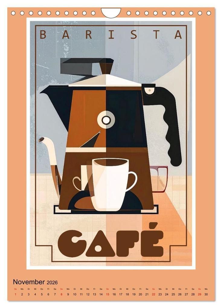 Weitere Ansicht: Art-Déco Vintage-Poster (Wandkalender 2026 DIN A4 hoch), CALVENDO Monatskalender | Calvendo, Werner Braun