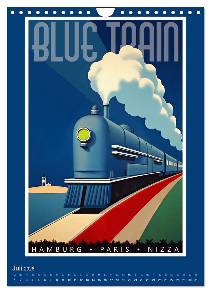 Weitere Ansicht: Art-Déco Vintage-Poster (Wandkalender 2026 DIN A4 hoch), CALVENDO Monatskalender | Calvendo, Werner Braun