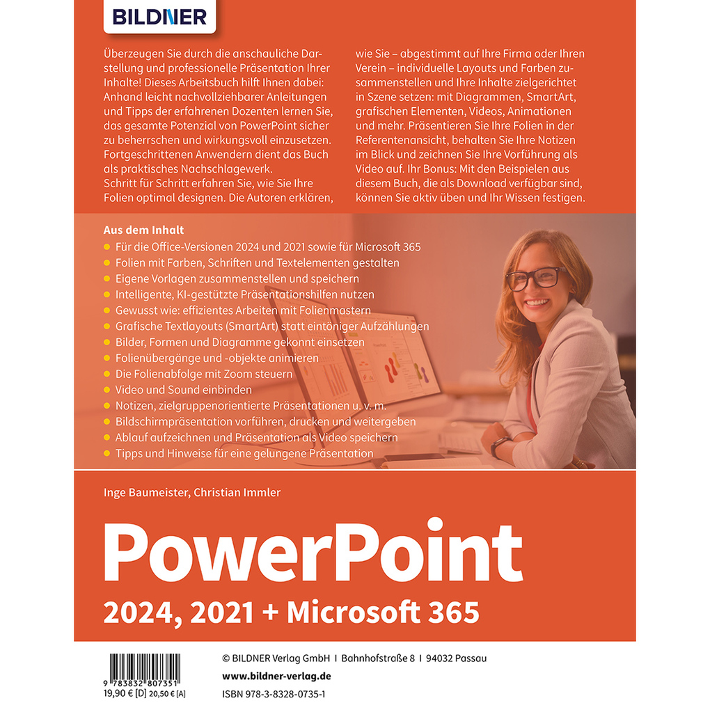 Weitere Ansicht: PowerPoint 2024, 2021 + Microsoft 365 | Inge Baumeister, Christian Immler