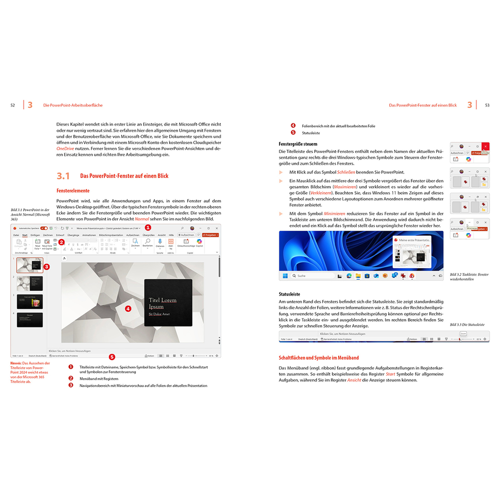 Weitere Ansicht: PowerPoint 2024, 2021 + Microsoft 365 | Inge Baumeister, Christian Immler
