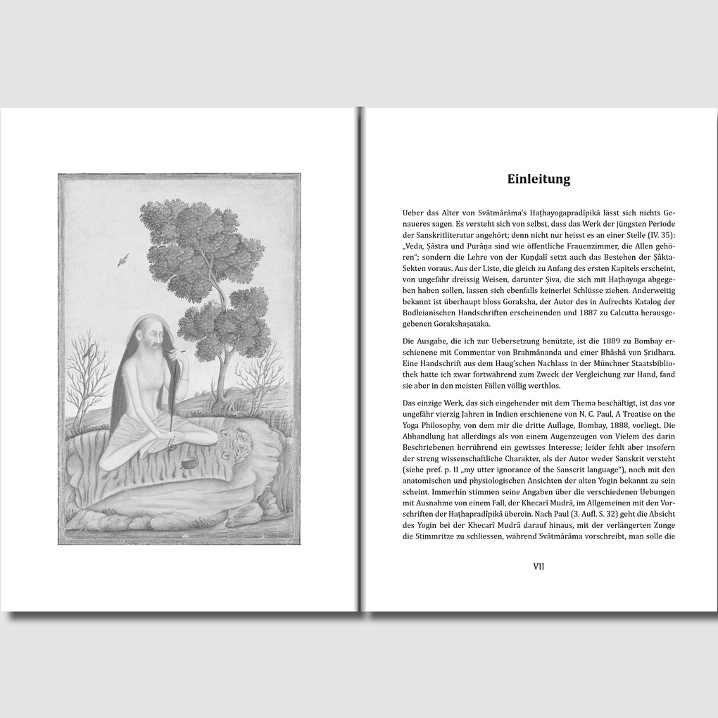 Weitere Ansicht: Svâtmârâma's Hahayogapradîpikâ