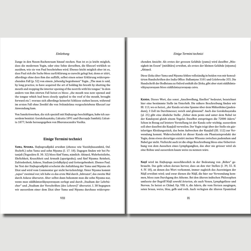 Weitere Ansicht: Svâtmârâma's Hahayogapradîpikâ