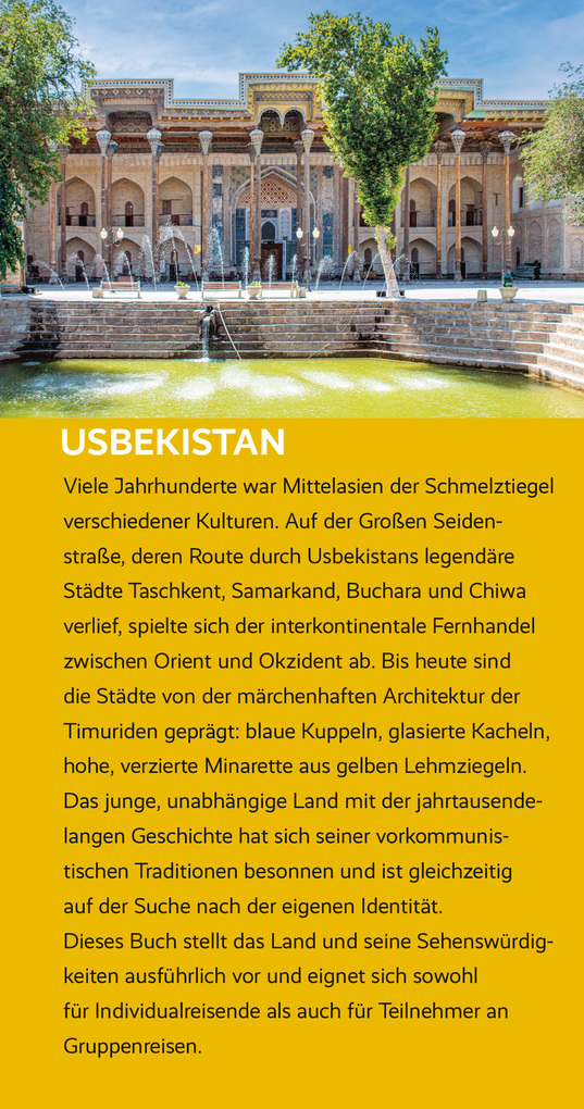 Weitere Ansicht: TRESCHER Reiseführer Usbekistan | Bodo Thöns, Irina Thöns