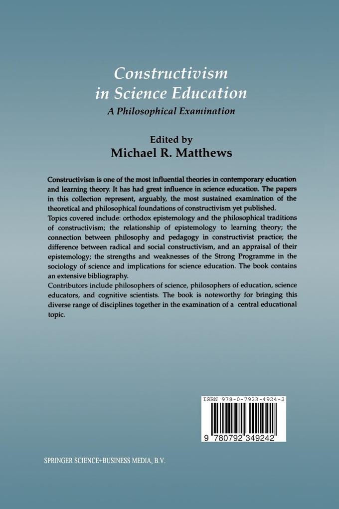Weitere Ansicht: Constructivism in Science Education