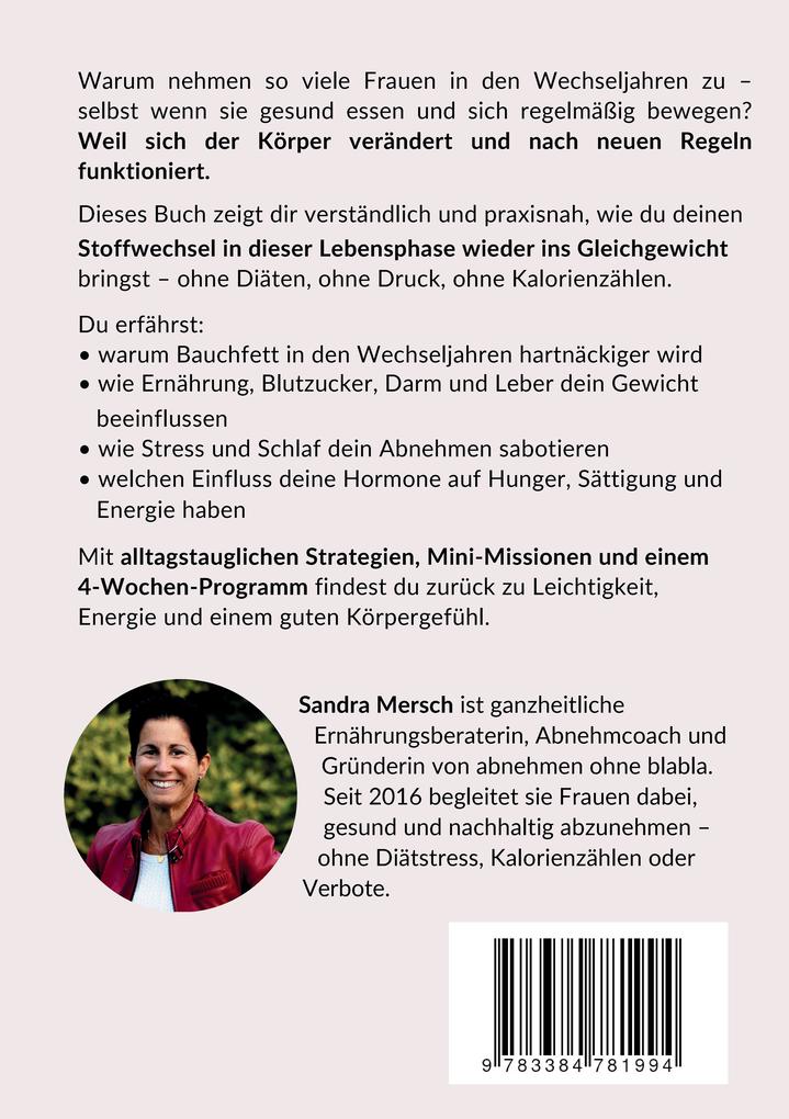 Weitere Ansicht: Nachhaltig abnehmen in den Wechseljahren | Sandra Mersch