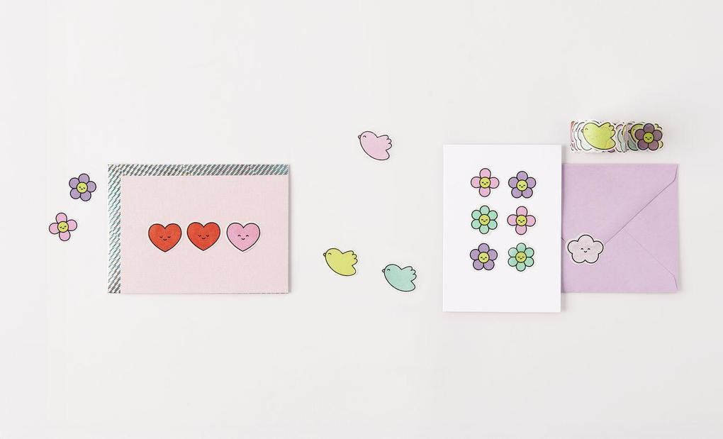 Weitere Ansicht: Washi Sticker Chingu FSC MIX, 200 Stk/Rolle
