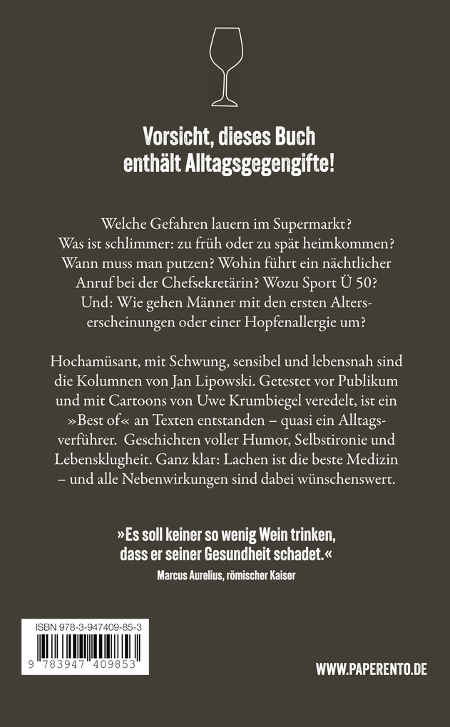 Weitere Ansicht: Auslese: Lachen ist die beste Medizin - lustiges Geschenkbuch | Jan Lipowski