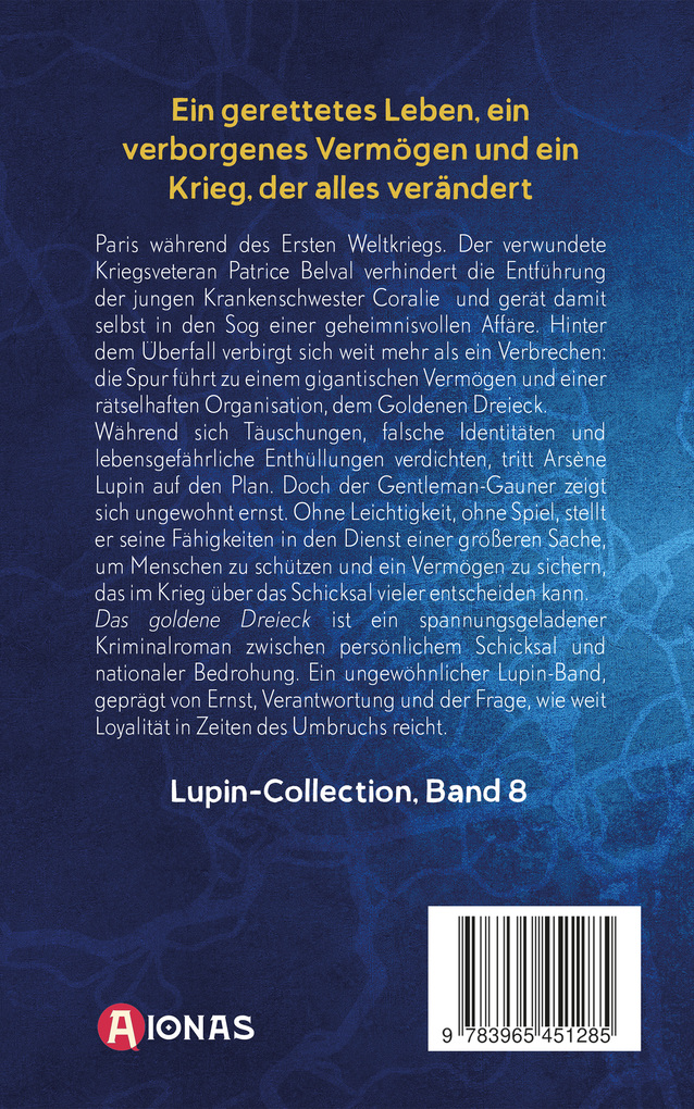 Weitere Ansicht: Arsène Lupin - Das goldene Dreieck | Maurice Leblanc