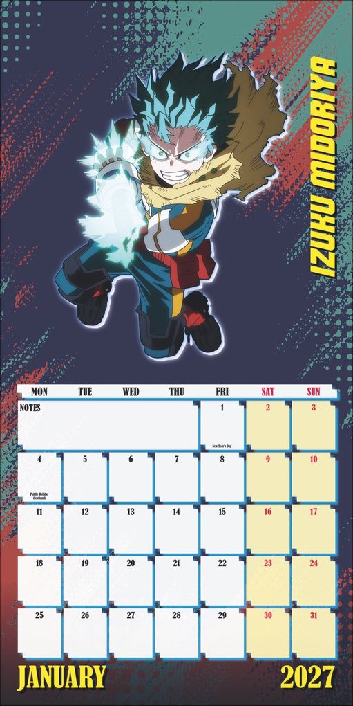 Weitere Ansicht: My Hero Academia Broschurkalender 2027