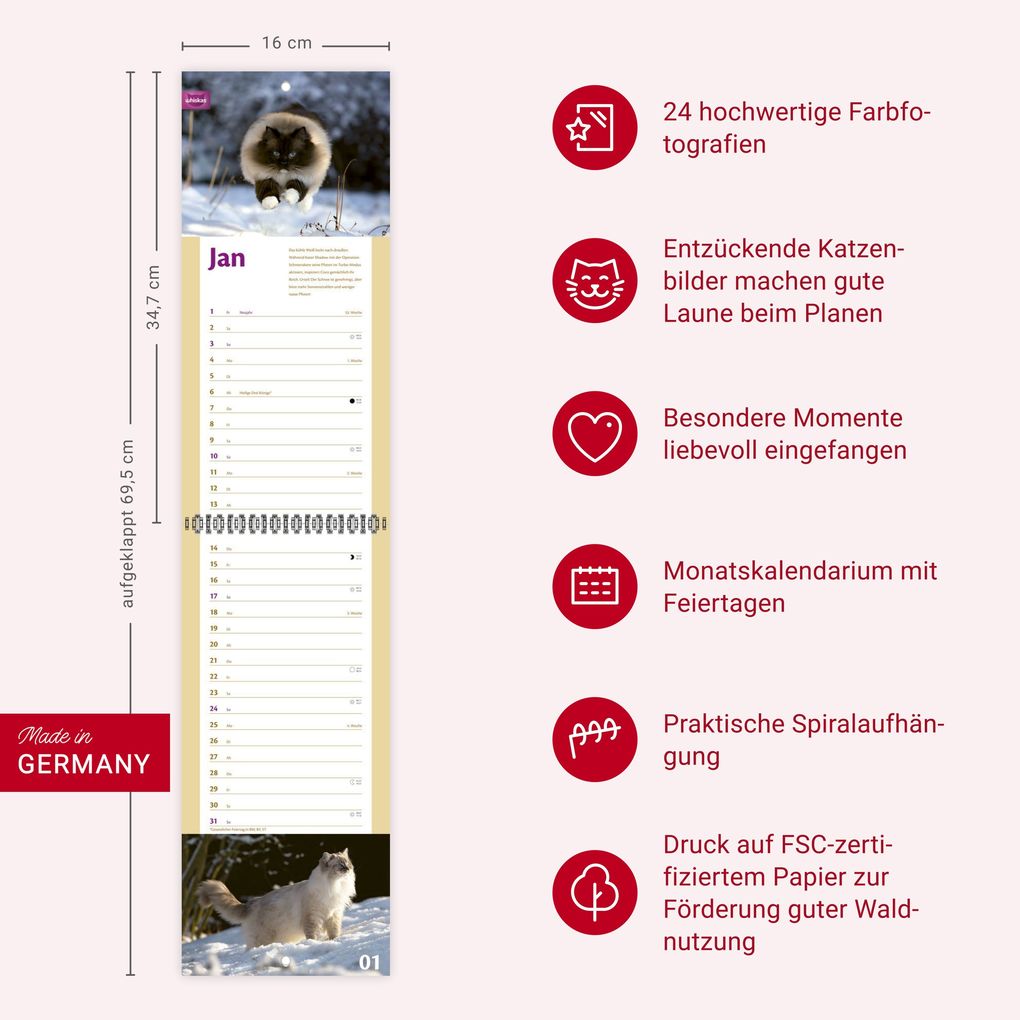 Weitere Ansicht: Whiskas Katzenleben Kalender 2027