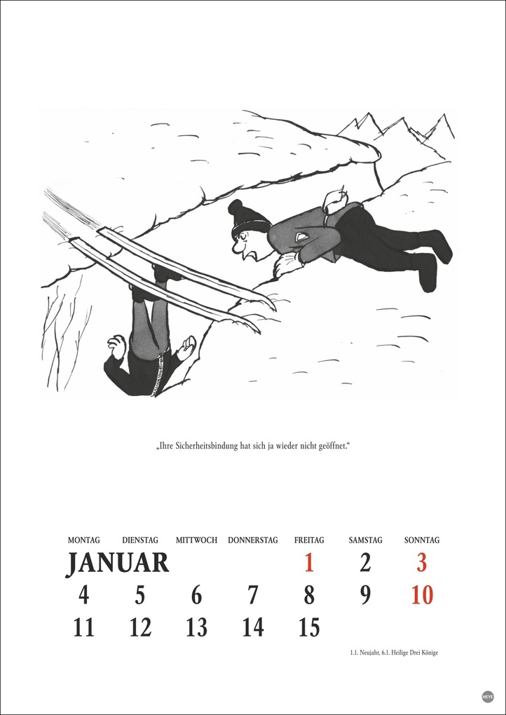 Weitere Ansicht: Loriot Heile Welt Halbmonatskalender 2027 | Loriot