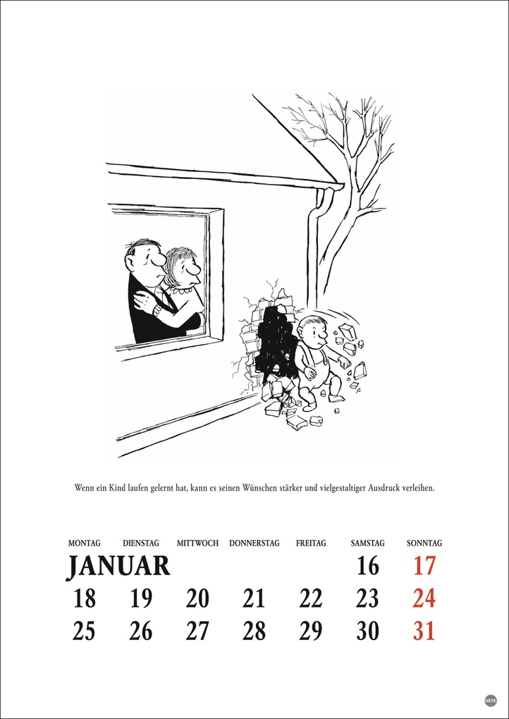 Weitere Ansicht: Loriot Heile Welt Halbmonatskalender 2027 | Loriot