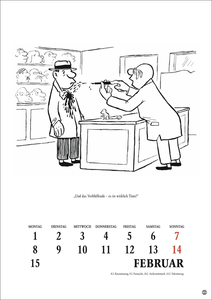 Weitere Ansicht: Loriot Heile Welt Halbmonatskalender 2027 | Loriot