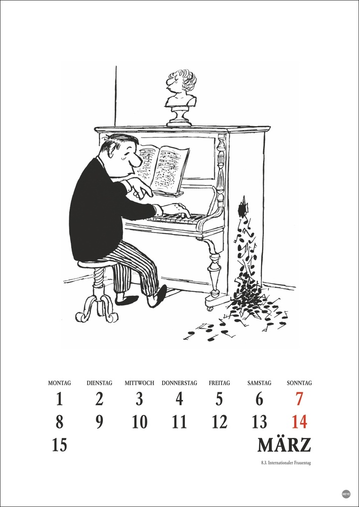 Weitere Ansicht: Loriot Heile Welt Halbmonatskalender 2027 | Loriot