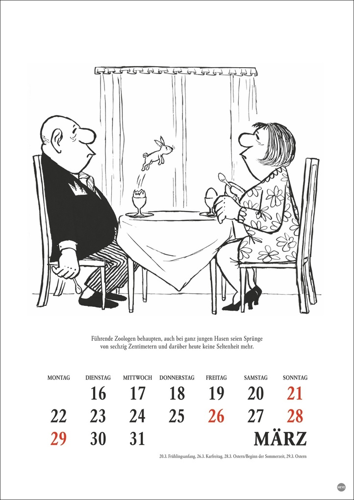 Weitere Ansicht: Loriot Heile Welt Halbmonatskalender 2027 | Loriot