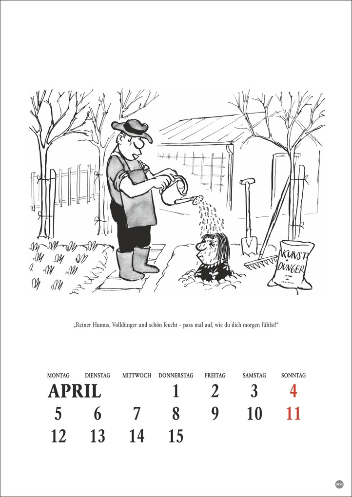 Weitere Ansicht: Loriot Heile Welt Halbmonatskalender 2027 | Loriot