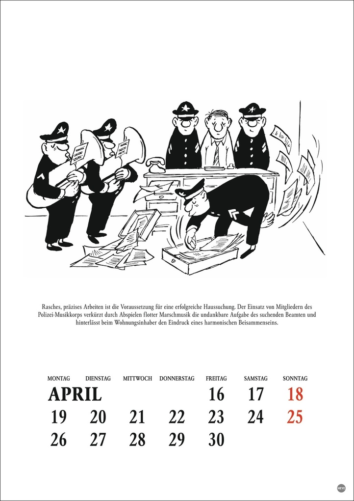 Weitere Ansicht: Loriot Heile Welt Halbmonatskalender 2027 | Loriot