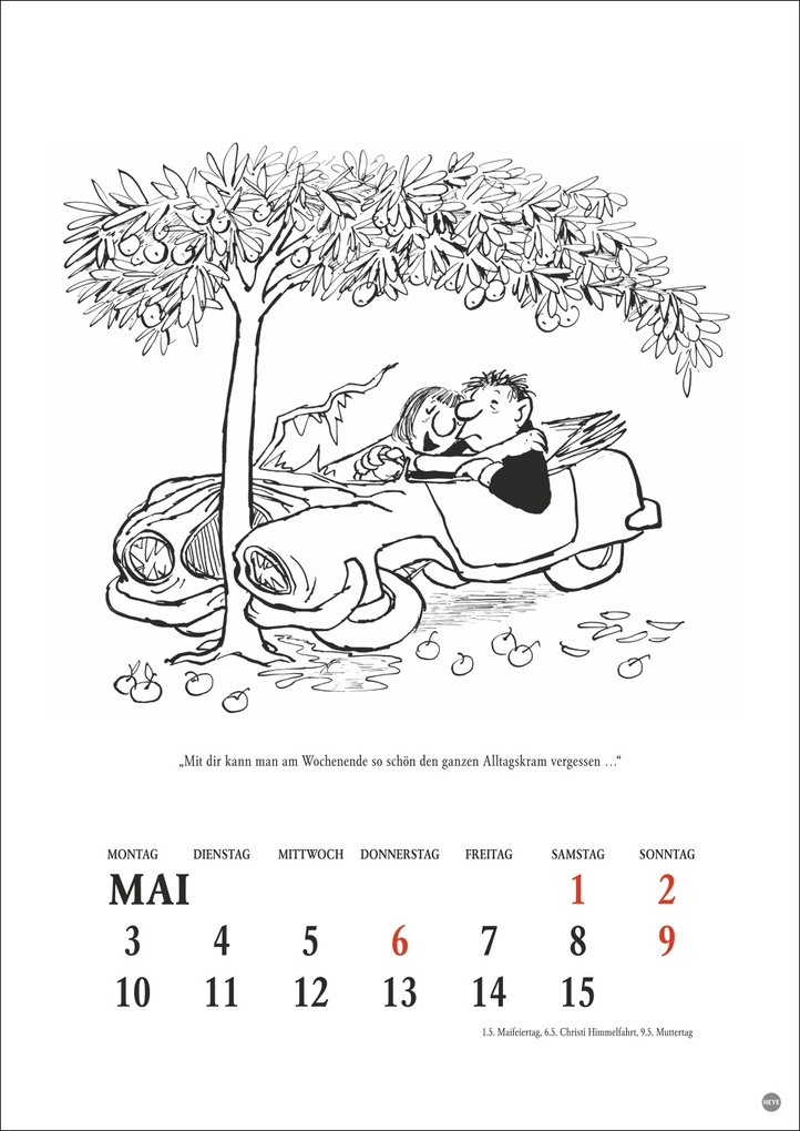 Weitere Ansicht: Loriot Heile Welt Halbmonatskalender 2027 | Loriot