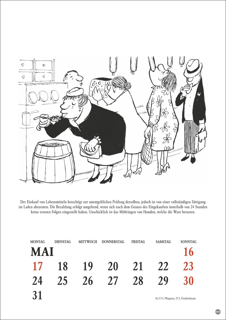 Weitere Ansicht: Loriot Heile Welt Halbmonatskalender 2027 | Loriot