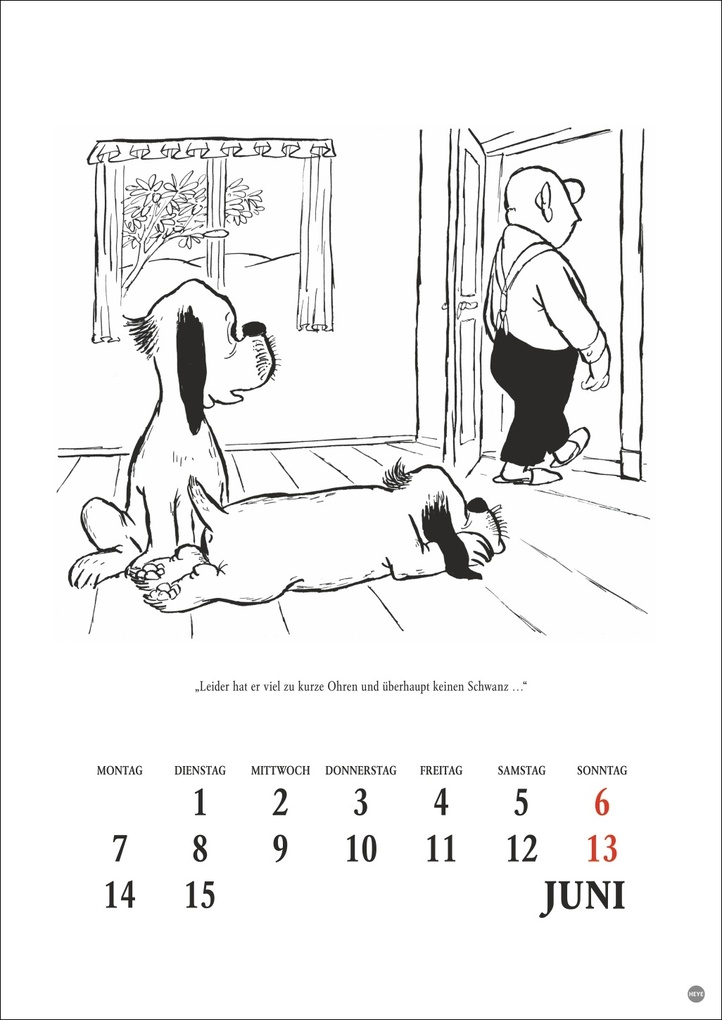 Weitere Ansicht: Loriot Heile Welt Halbmonatskalender 2027 | Loriot