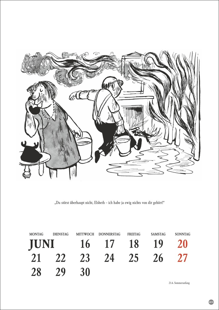 Weitere Ansicht: Loriot Heile Welt Halbmonatskalender 2027 | Loriot