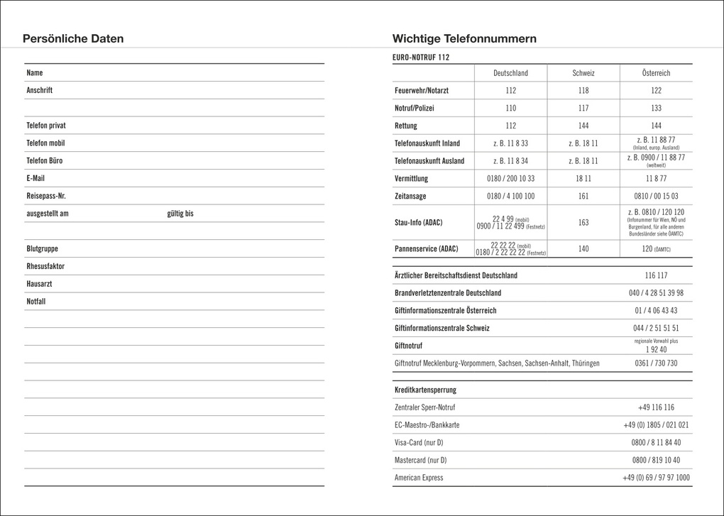 Weitere Ansicht: Terminer A6, Leinen sand 2027