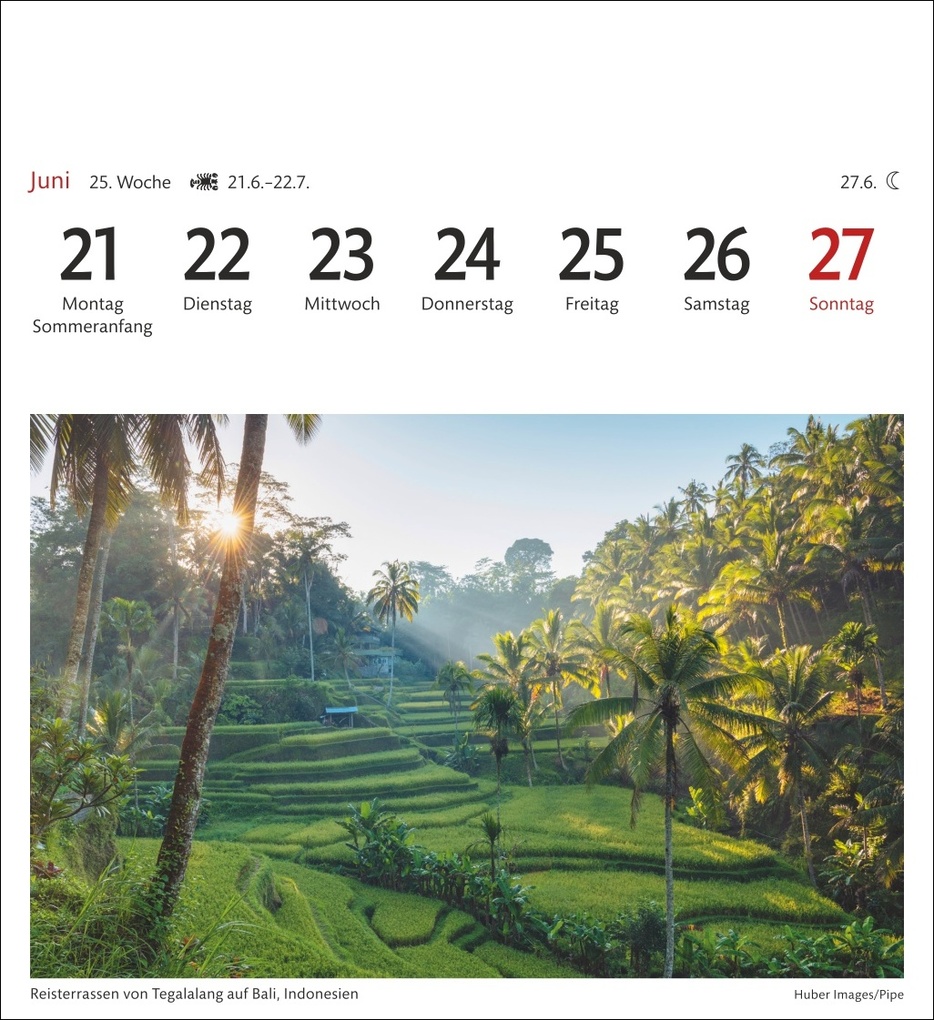 Weitere Ansicht: Traumziele Sehnsuchtskalender 2027 - Wochenkalender mit 53 Postkarten