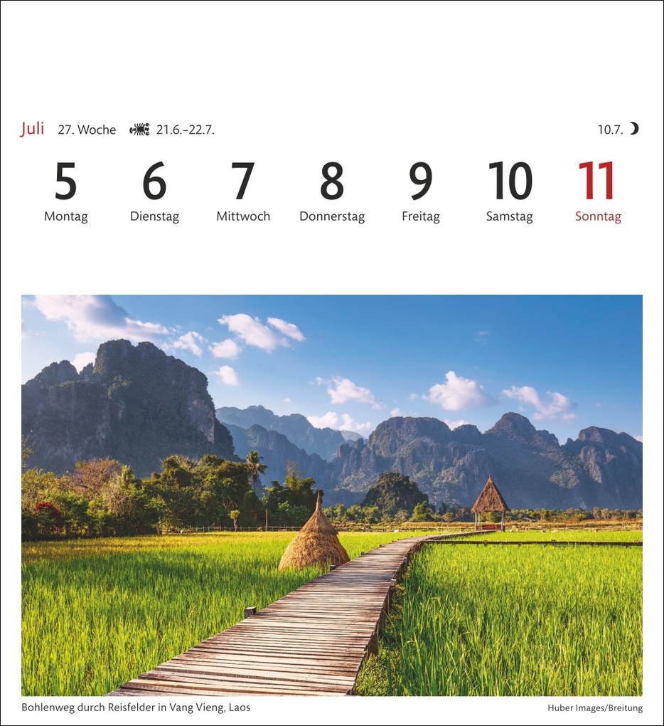 Weitere Ansicht: Traumziele Sehnsuchtskalender 2027 - Wochenkalender mit 53 Postkarten