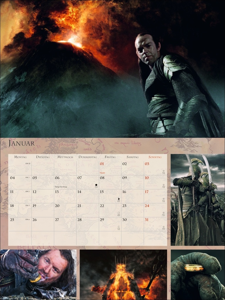 Weitere Ansicht: Der Herr der Ringe Broschur XL Kalender 2027
