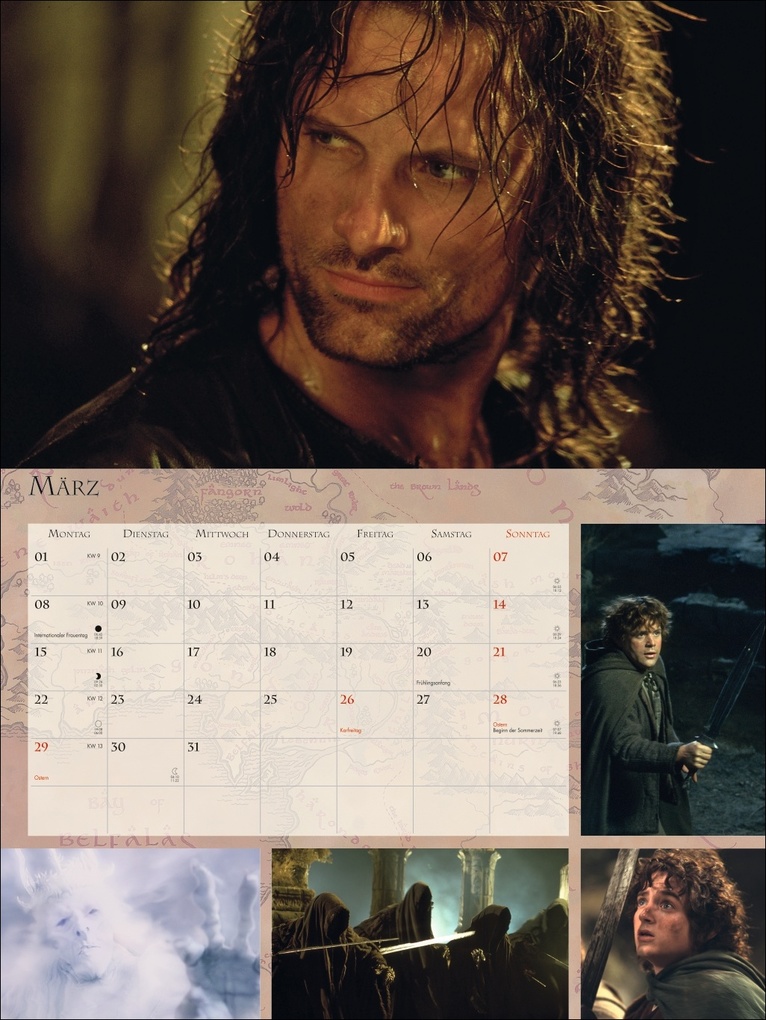 Weitere Ansicht: Der Herr der Ringe Broschur XL Kalender 2027