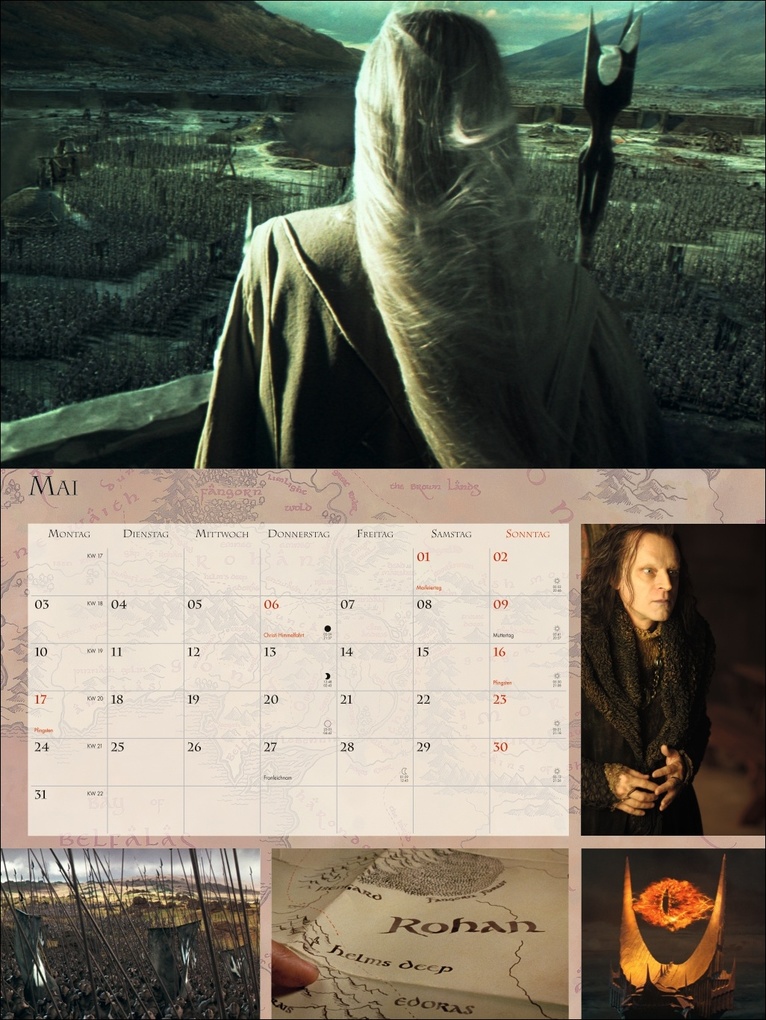 Weitere Ansicht: Der Herr der Ringe Broschur XL Kalender 2027