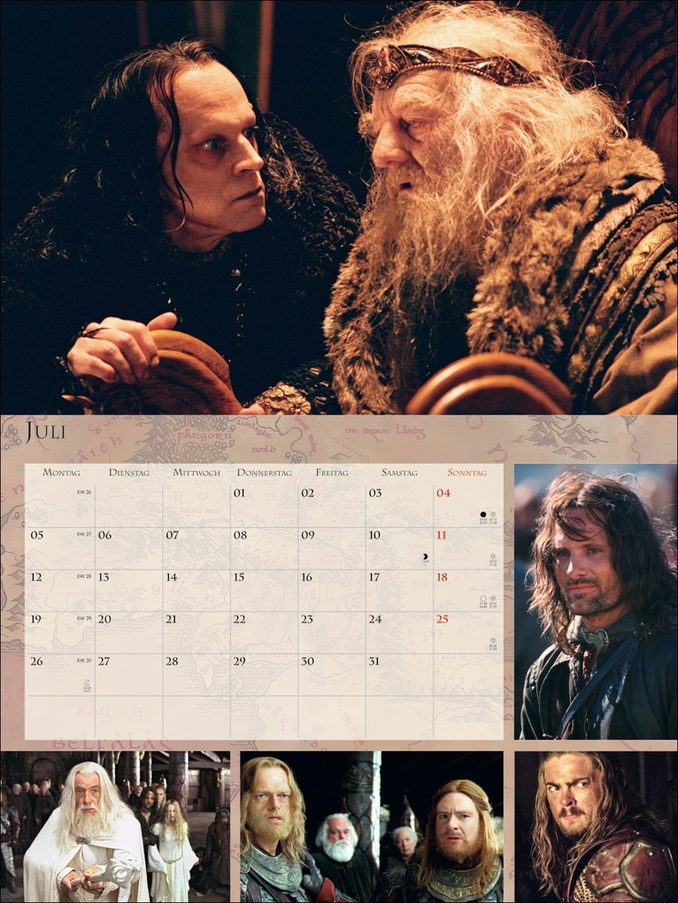 Weitere Ansicht: Der Herr der Ringe Broschur XL Kalender 2027